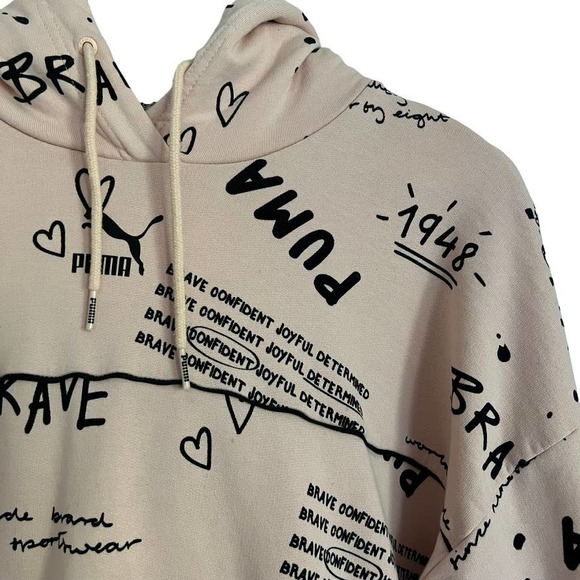 Puma Classics Logo Hoodie Size Small - Picture 4 of 11